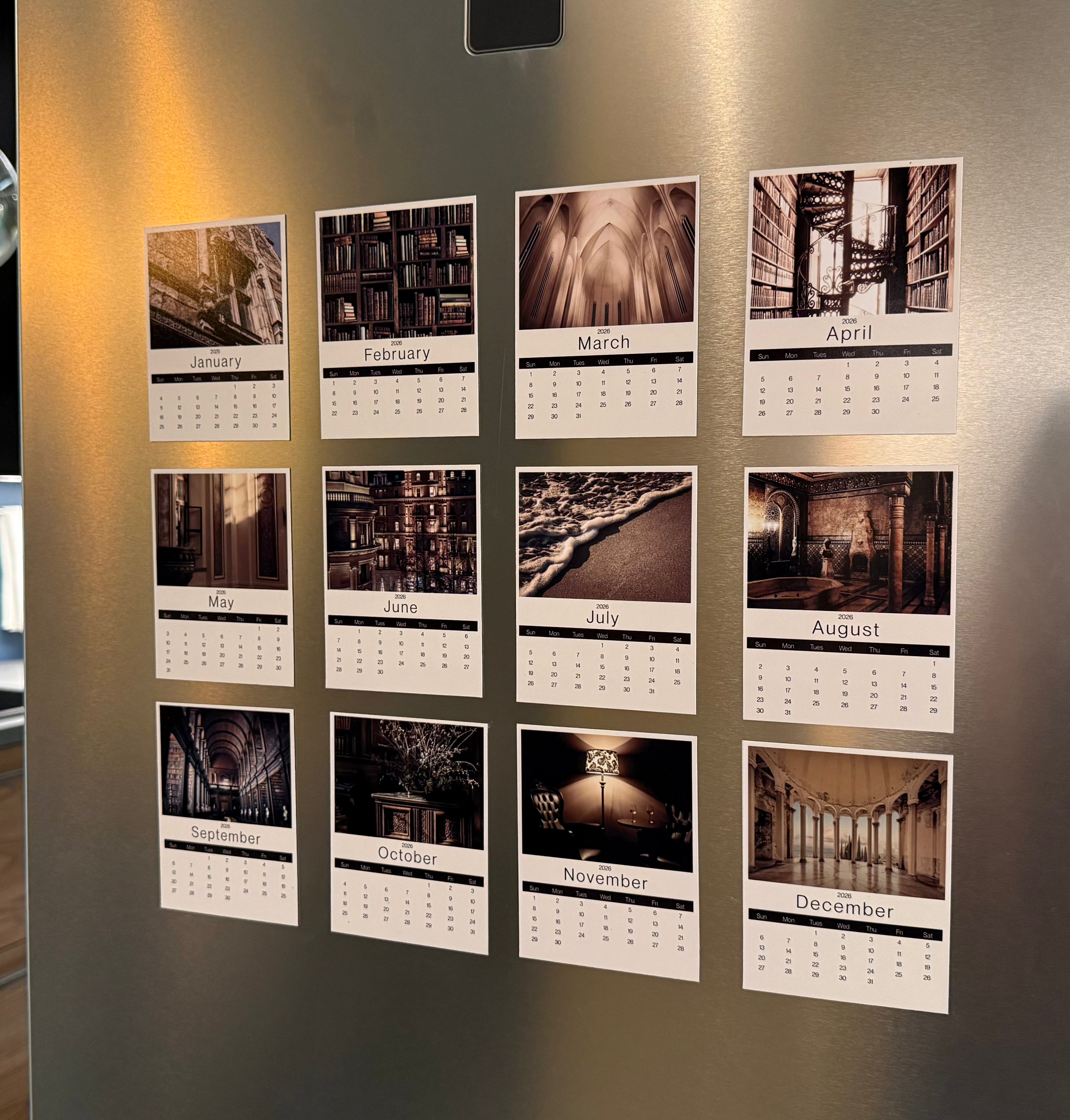 12-Month Memory Calendar