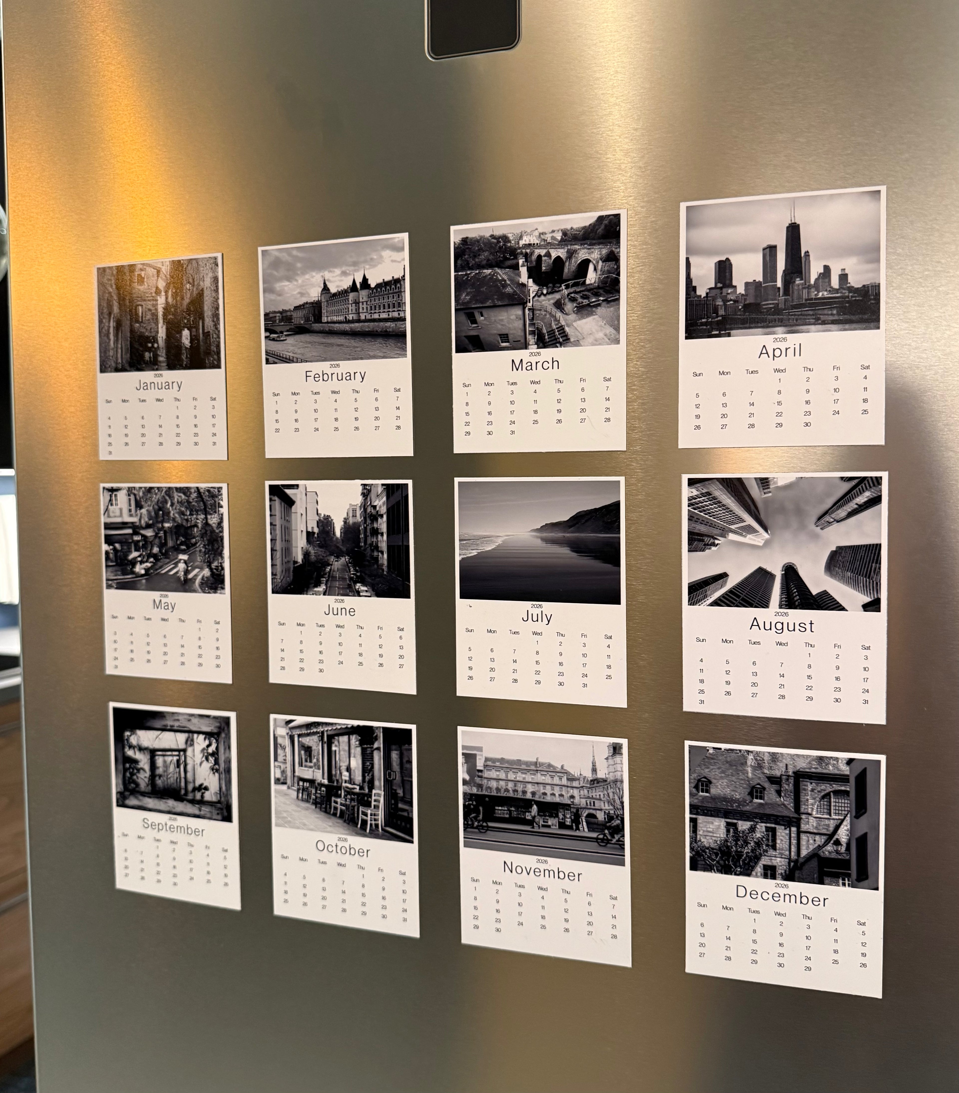 12-Month Memory Calendar
